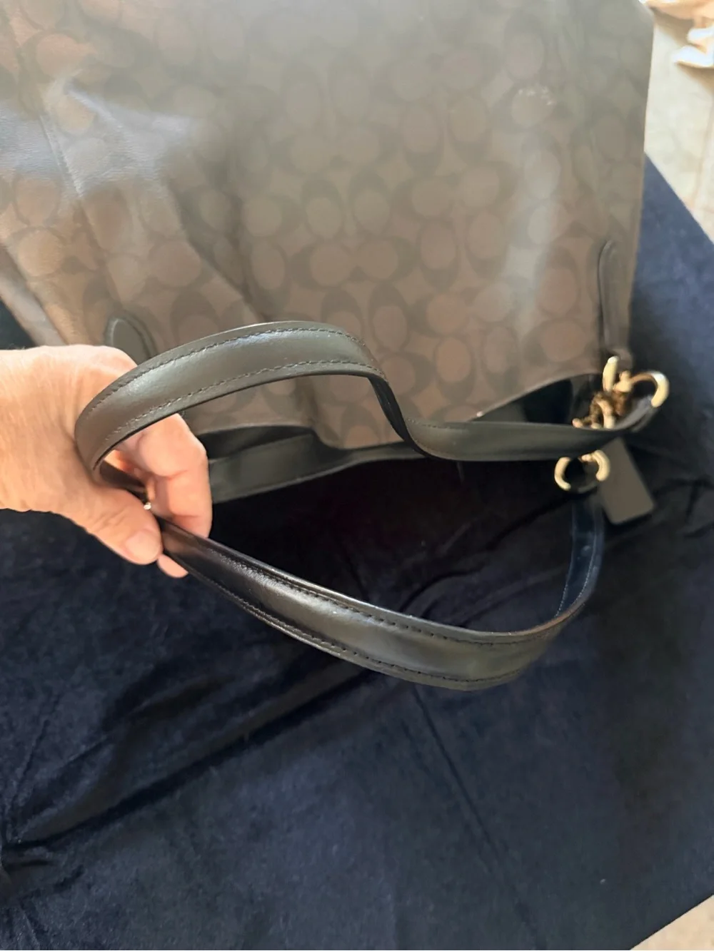 Coach Signature Hobo Bag